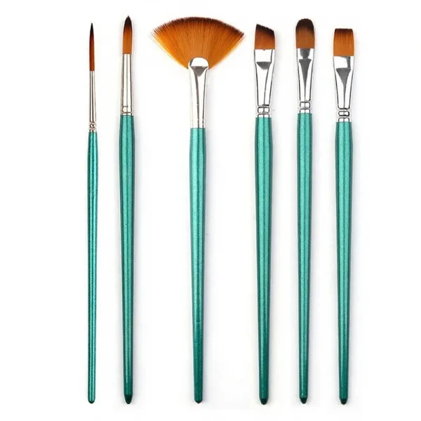 Double-Color Nylon Hair Artist Brush