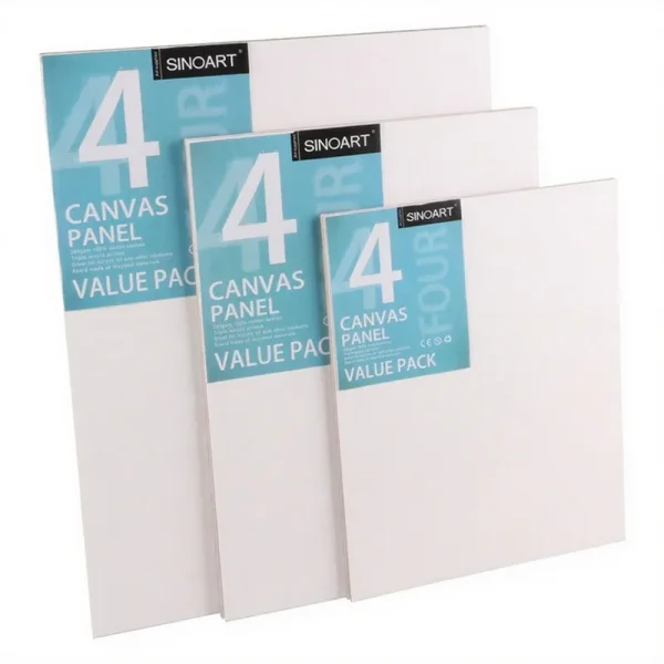 Economical Cut Edge Cotton Canvas Board Panel