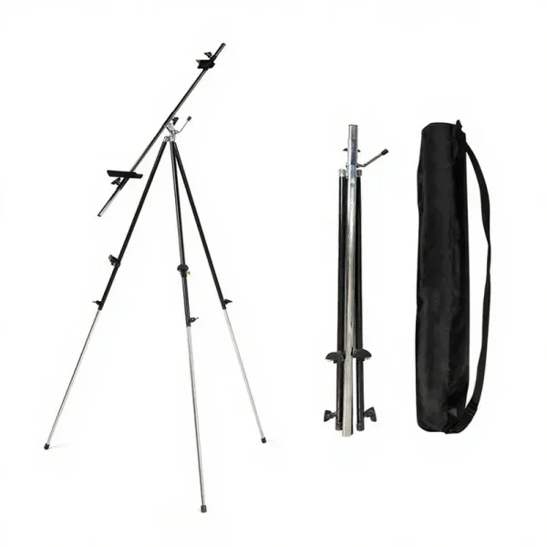 92x92x203cm Metal Adjustable Folding Field Easel