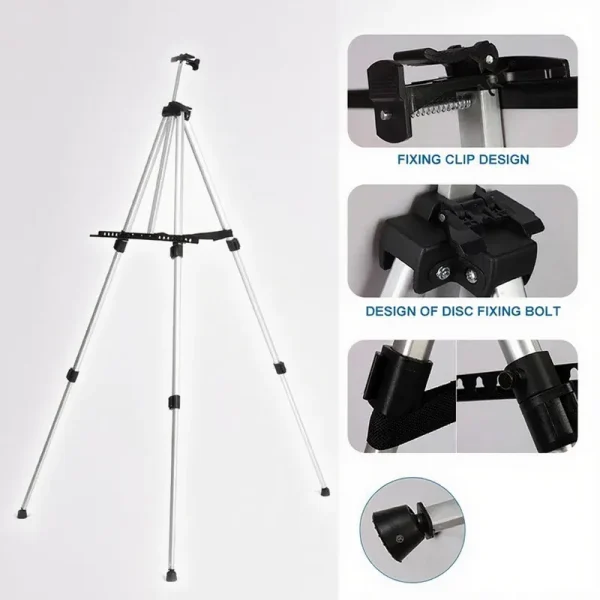 163cm Aluminum Adjustable Folding Field Easel